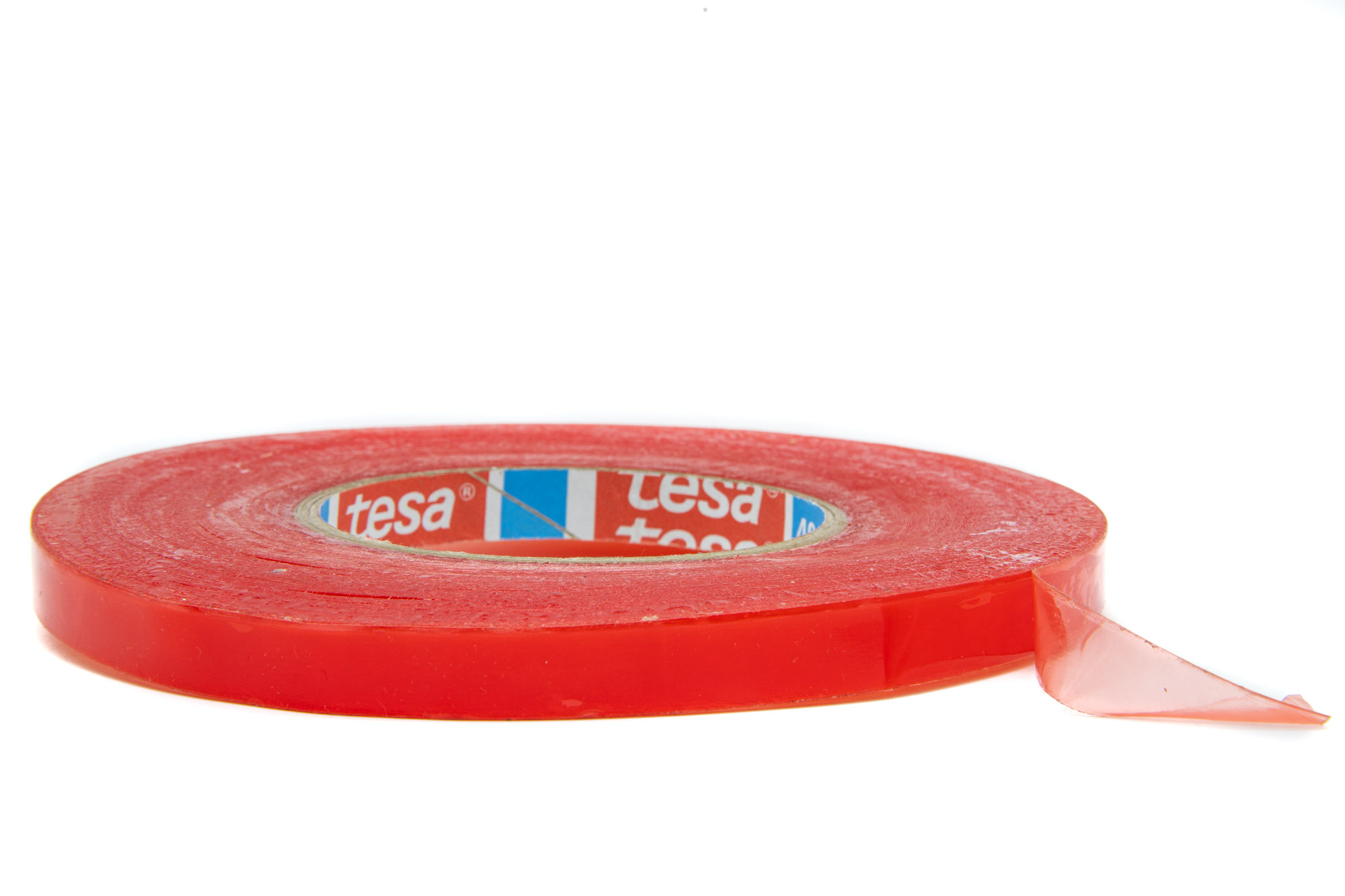 Cinta doble Faz 12mm x 50 mts ULTRA FUERTE -roja-