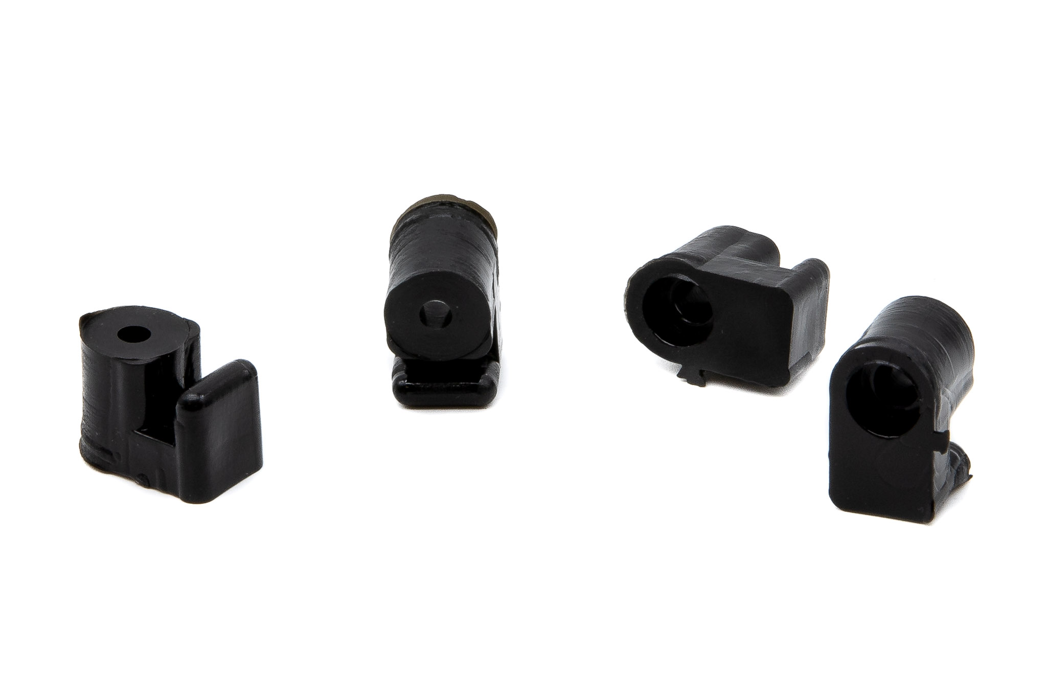 Soporte FIJACION Cenefa x 20 unidades Negro