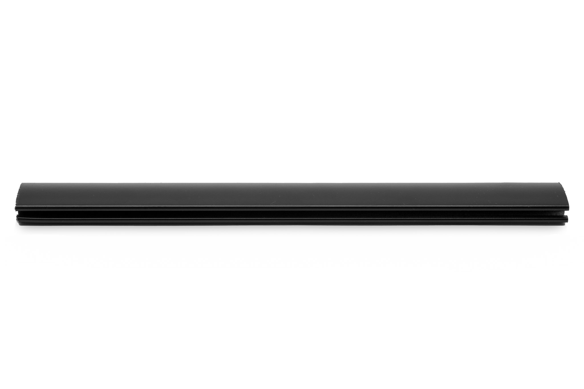 Perfil Aluminio simple CP2-2 mts NEGRO contrapeso Roller