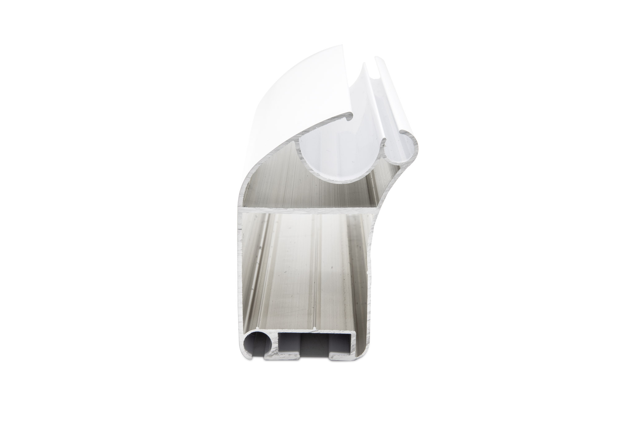 Barra Frente TP3 BLANCO con desagote x 5 mts