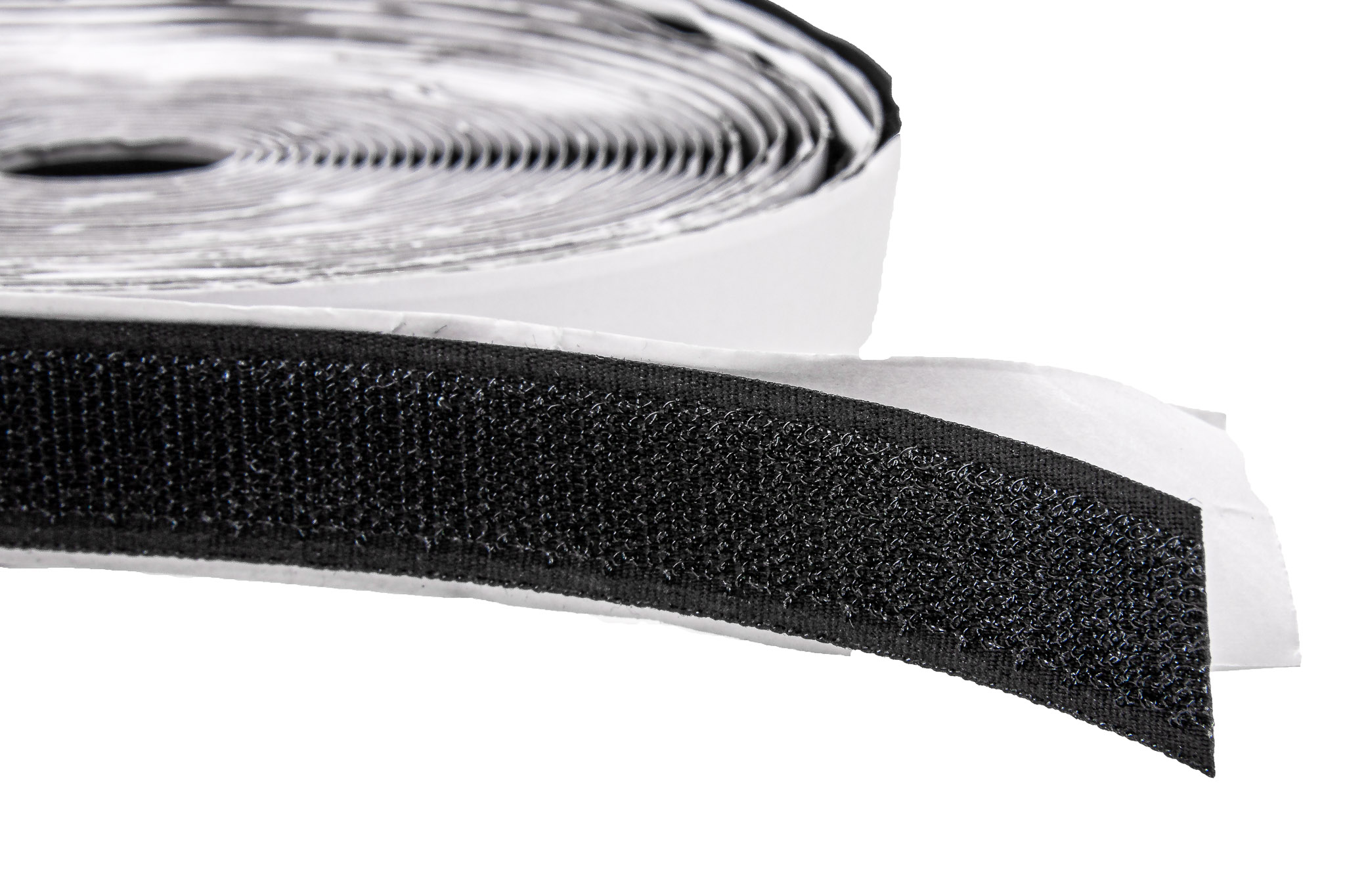 Abrojo autoadhesivo de 20 mm x 10 mts Negro