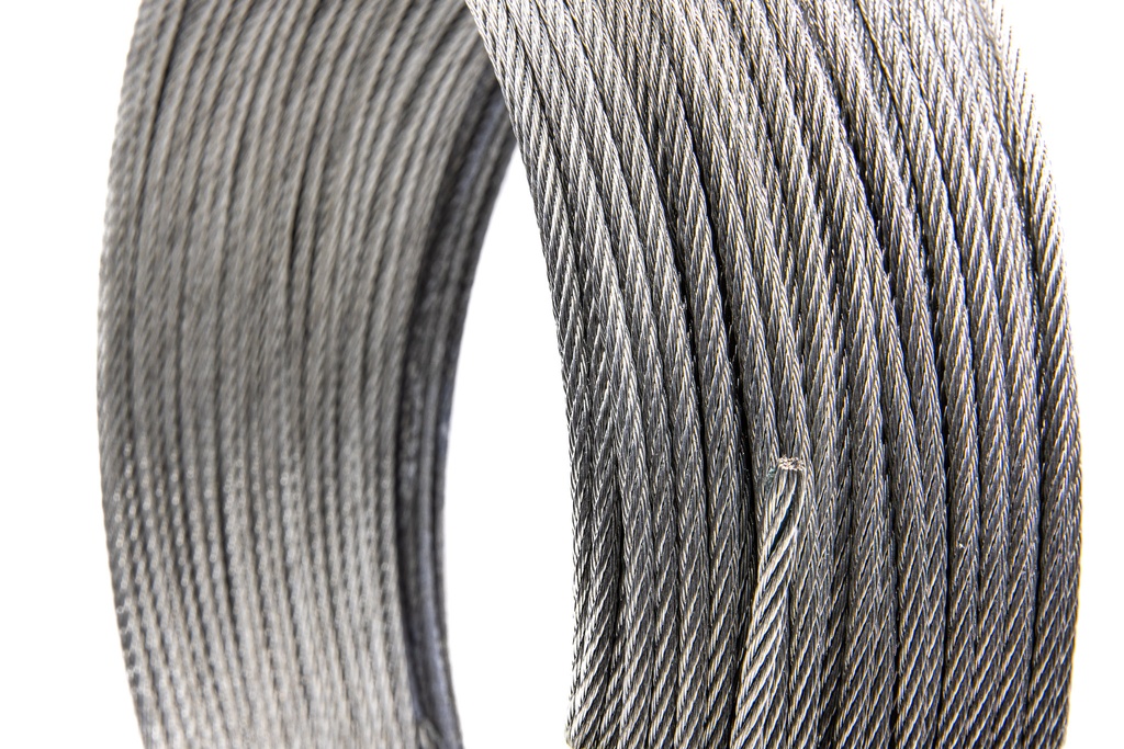 Cable ACERO 4 mm 6x7+1 con alma