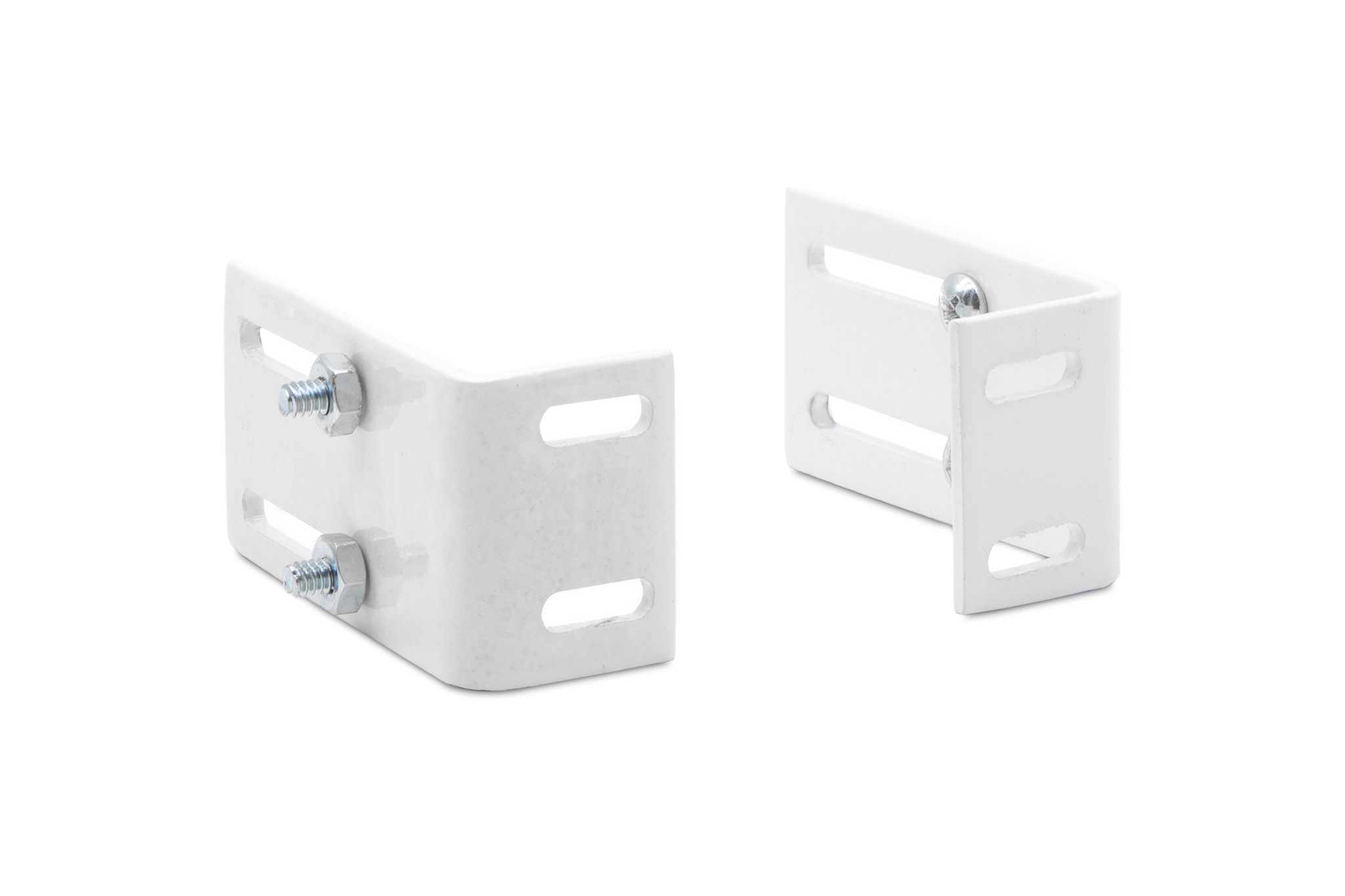 Escuadra para Panel Oriental / Banda Vertical / Desplazador de Sistema Roller BLANCA