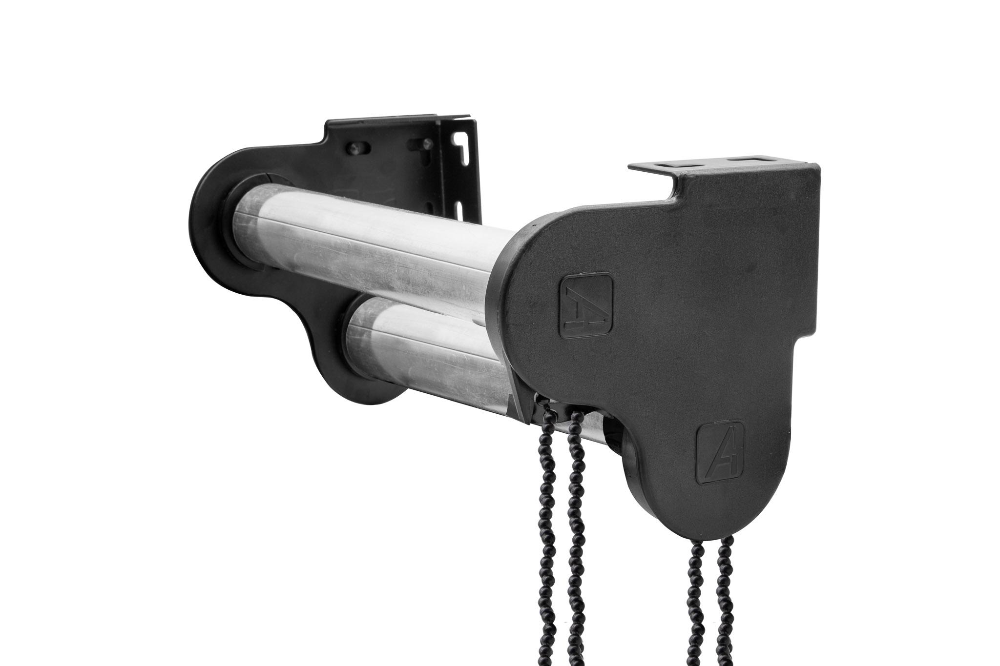 Soporte DOBLE para sistemas 32 plus Negro