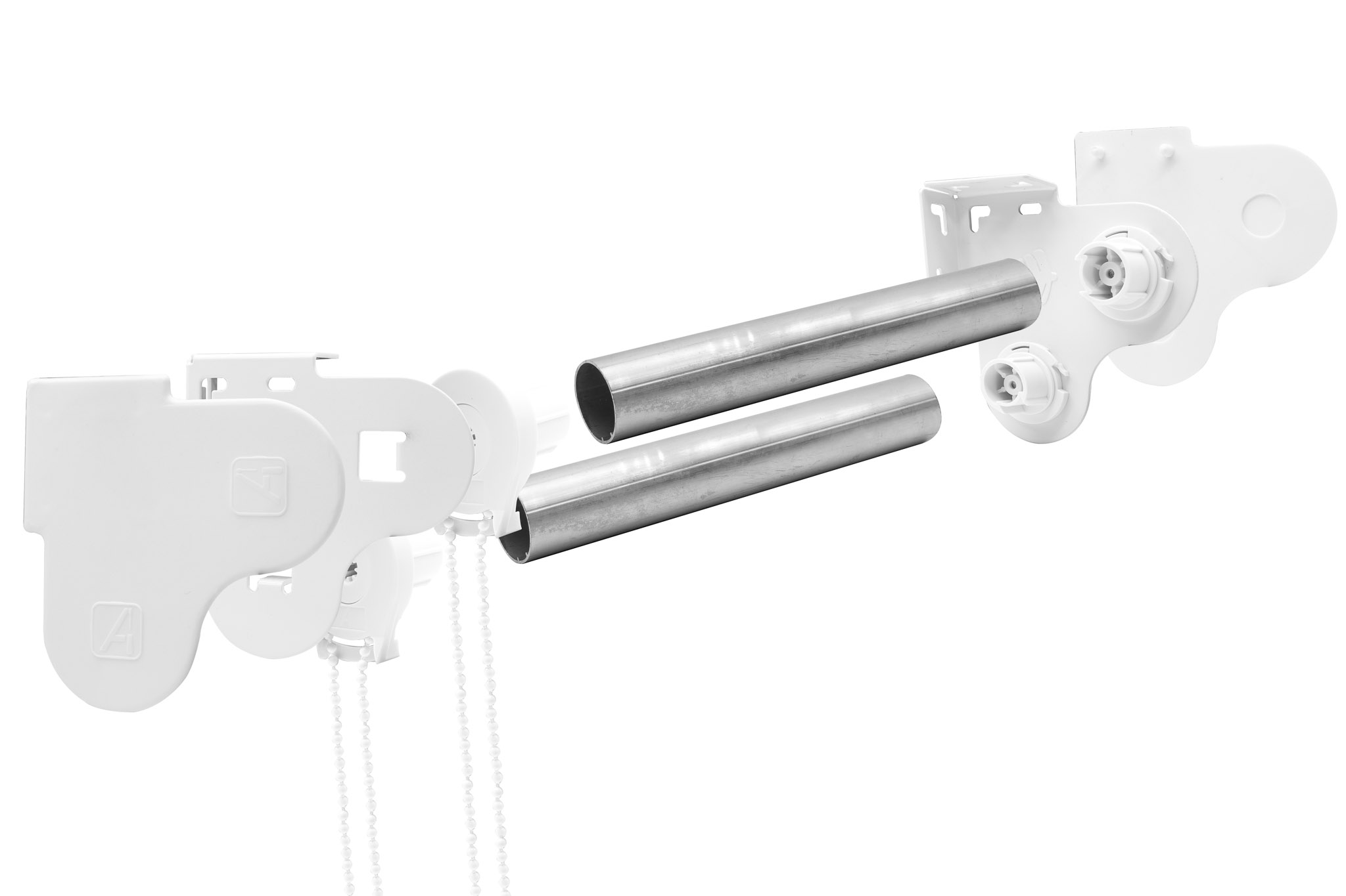 Soporte DOBLE para sistemas 32 plus Blanco