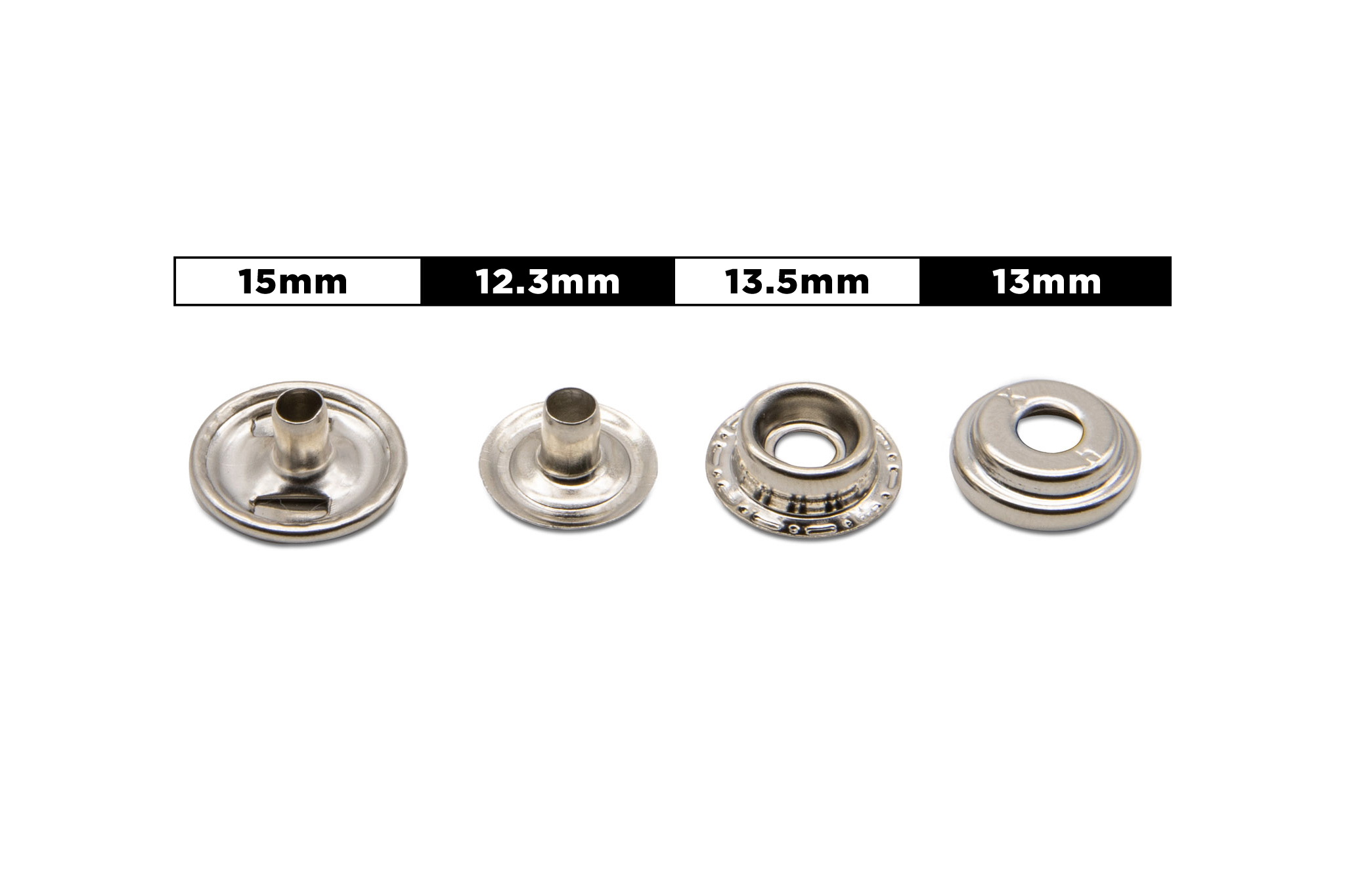 Caja x 50 unidades BROCHE SUIZO BRONCE niquelado