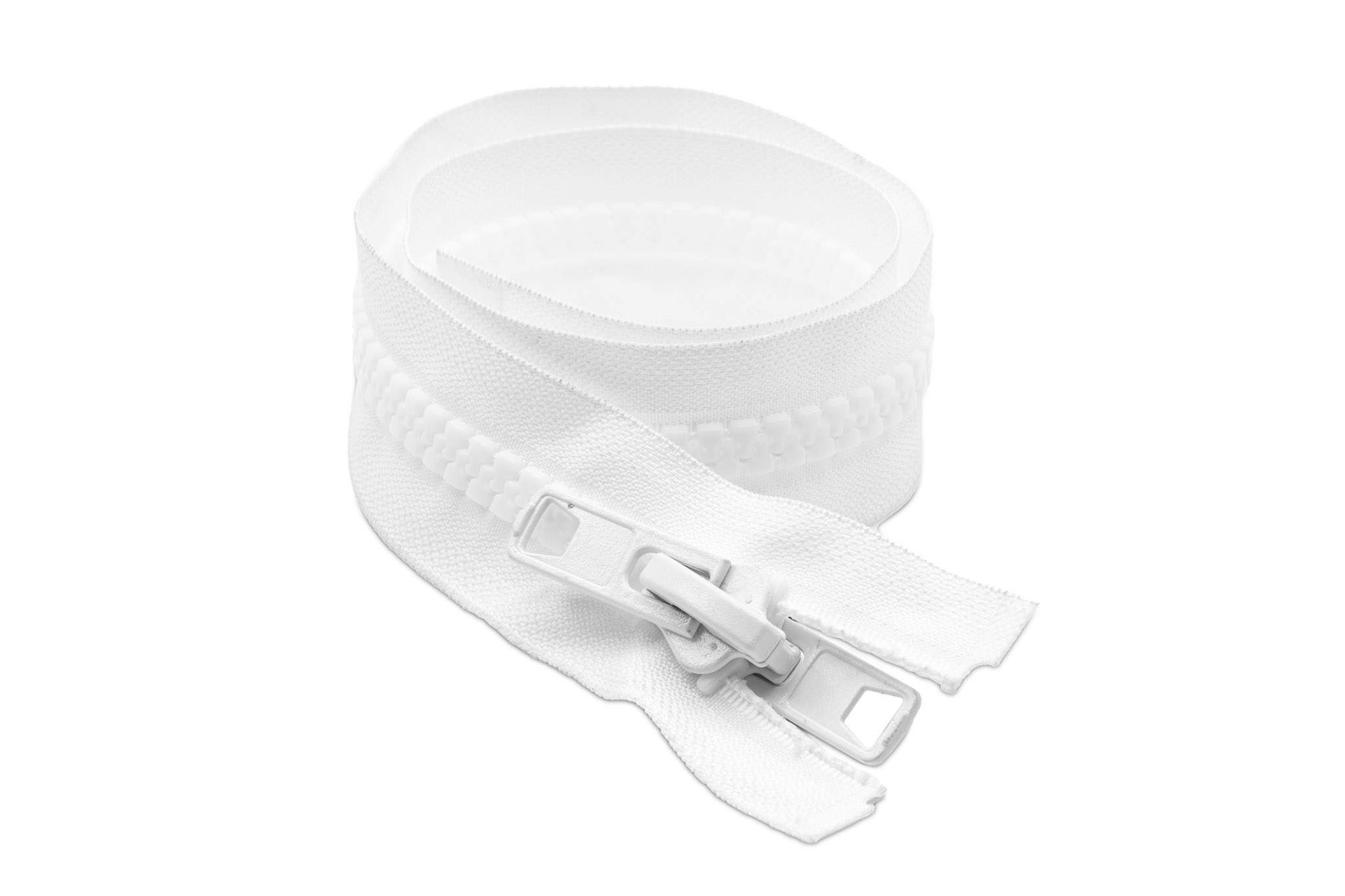 Deslizador DOBLE BLANCO para diente PERRO 10mm
