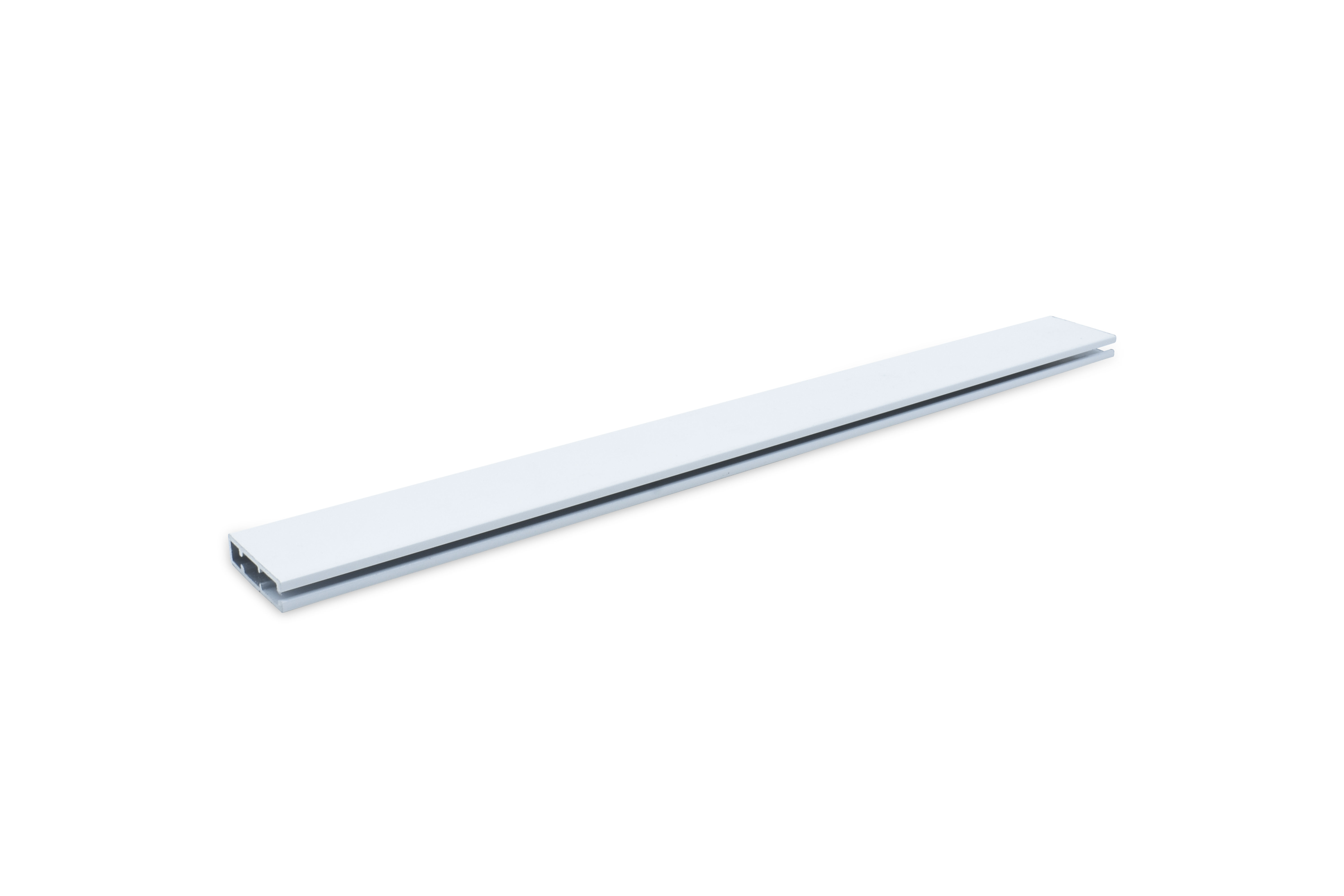 Perfil Aluminio simple CP3 Alex - 2 mts BLANCO  Roller
