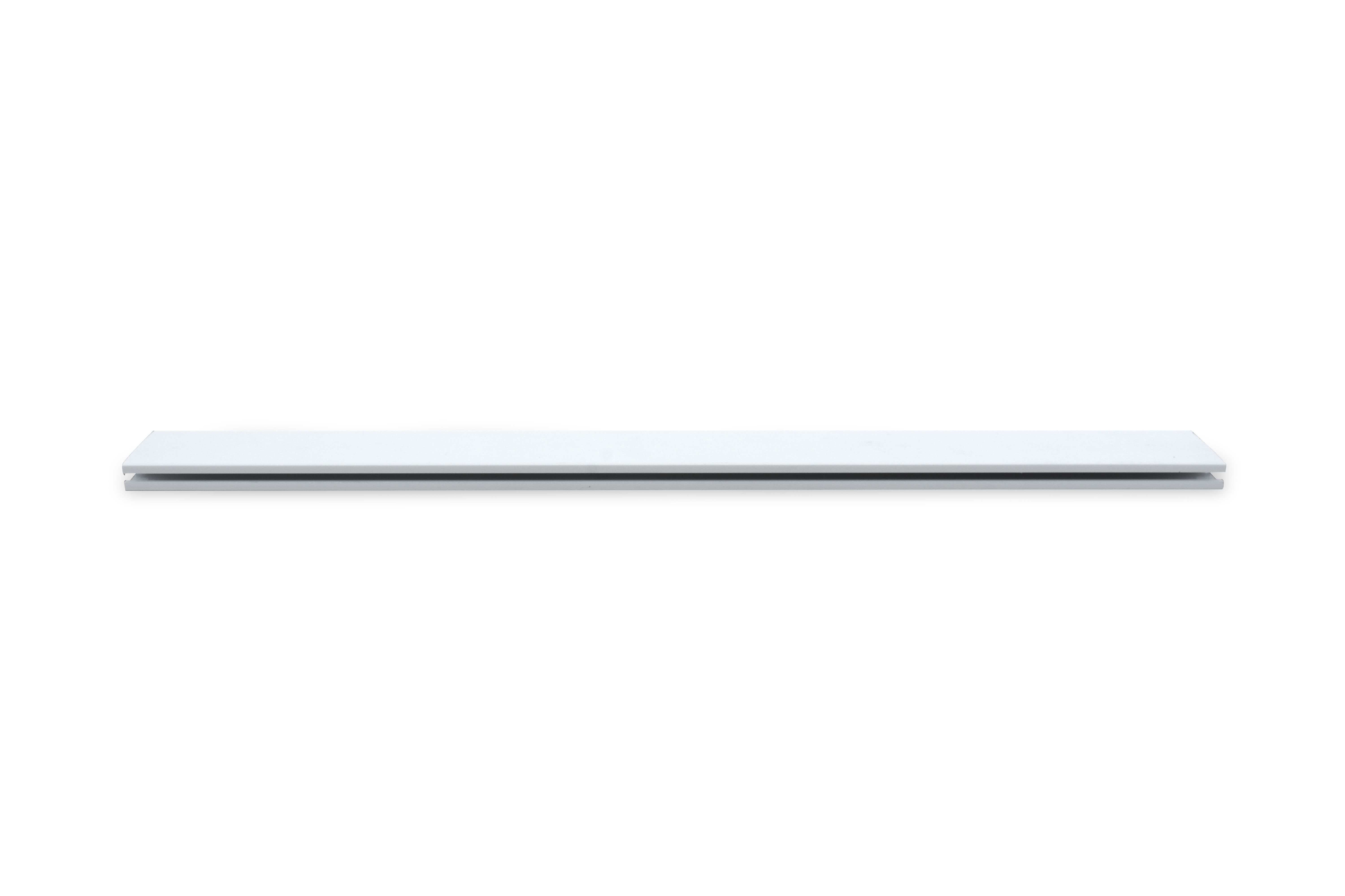 Perfil Aluminio simple CP3 Alex - 2 mts BLANCO  Roller