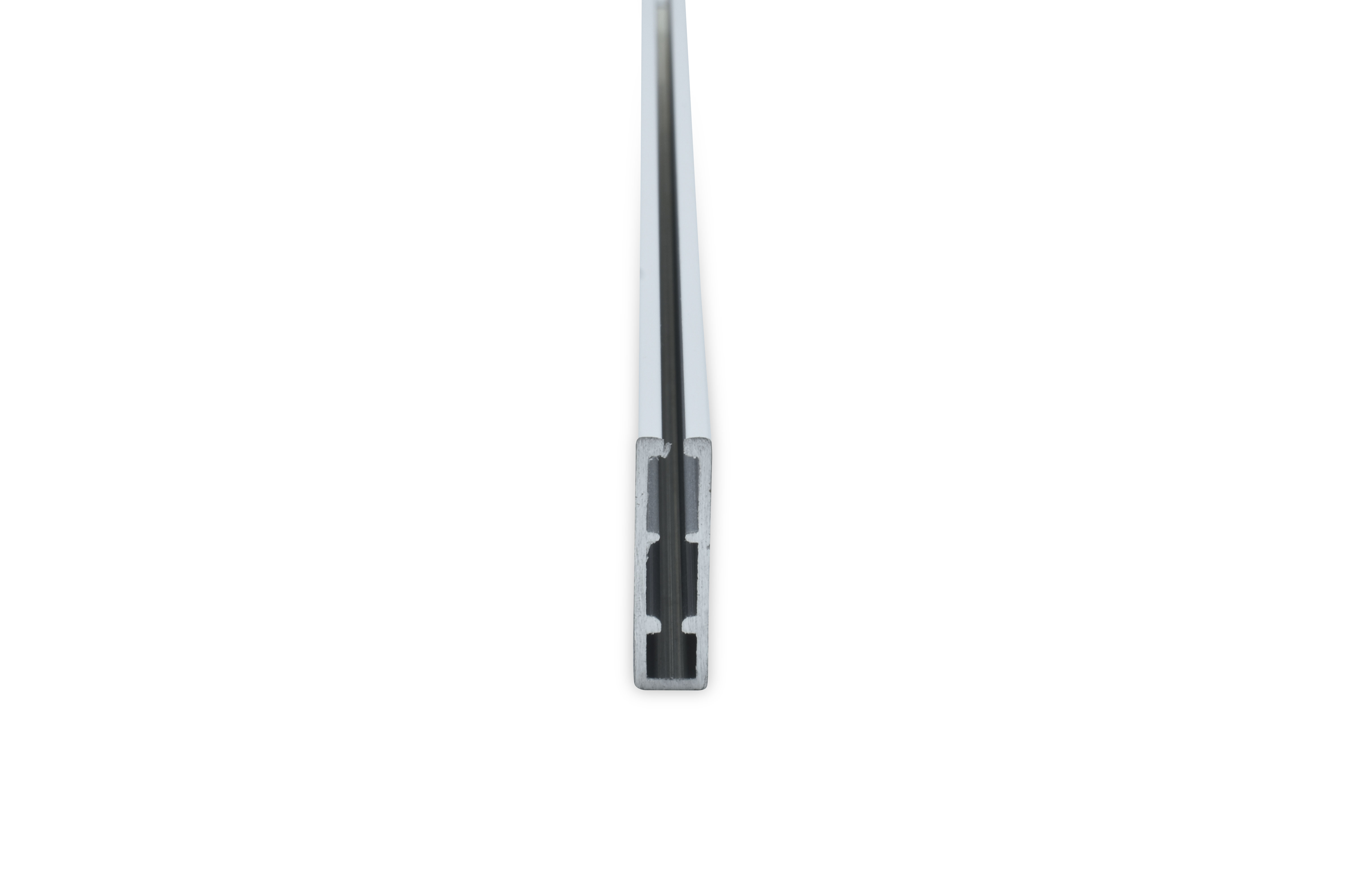 Perfil Aluminio simple CP3 Alex - 2 mts BLANCO  Roller