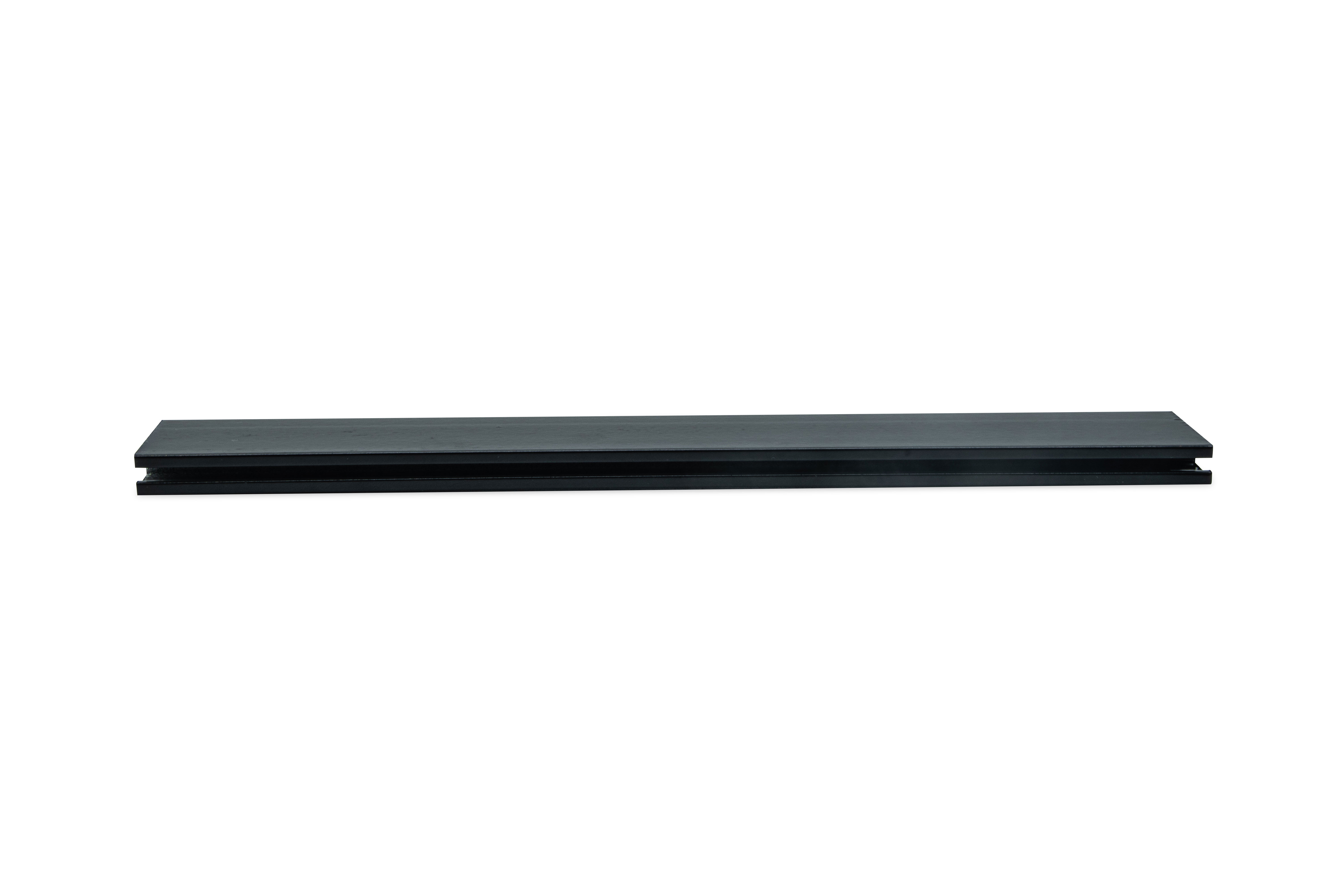 Perfil Aluminio simple CP3 Alex - 2 mts NEGRO  Roller