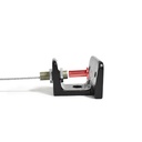 Soporte para fijacion Cable de Acero Cortina Exterior Negro