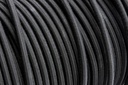Soga Elástica 10 mm Reforzada Negra