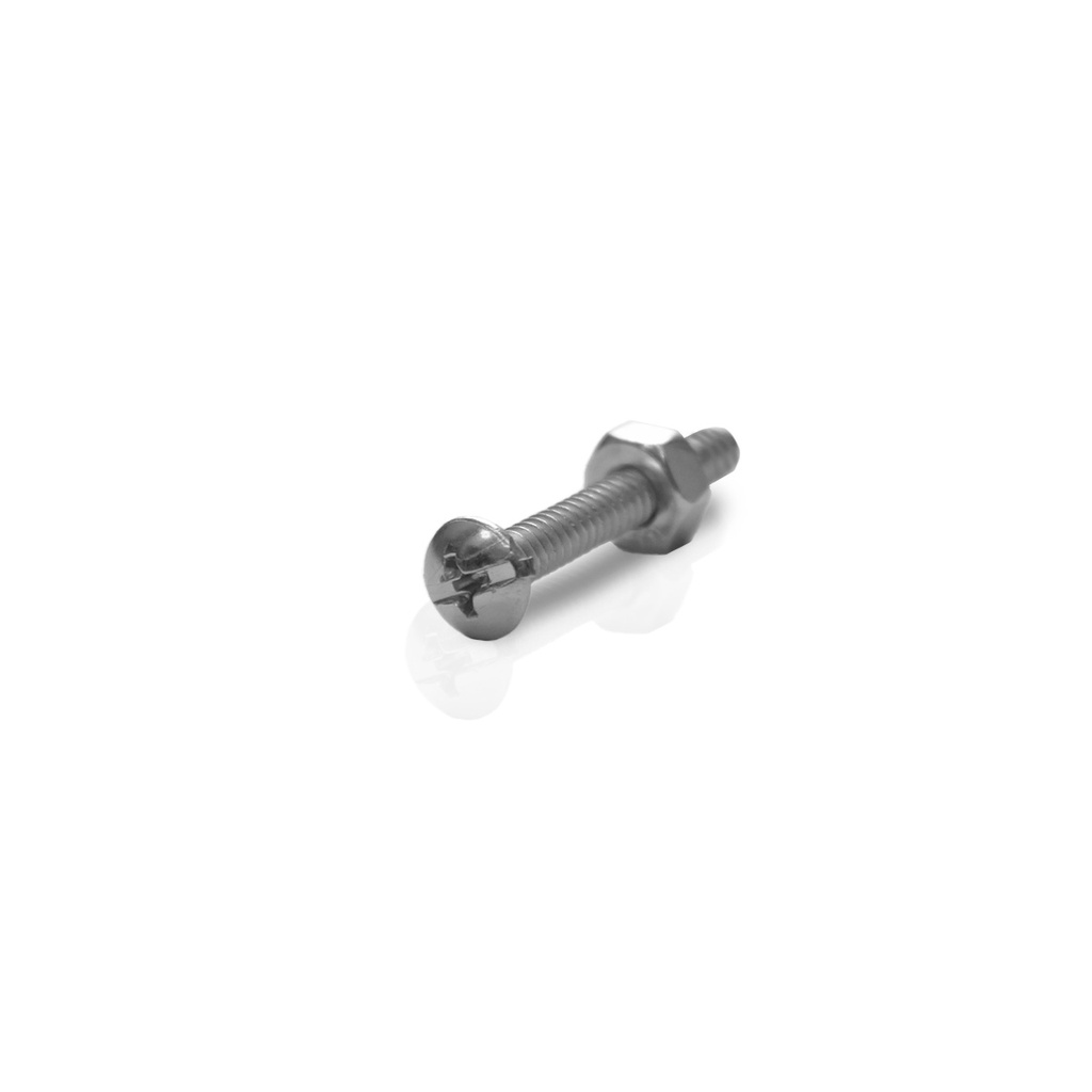 TORNILLO y TUERCA para esquinero PILETA x 8 UNIDADES