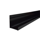 Cenefa CARRE Cubrecortina x 2,06 mts NEGRA