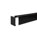 Cenefa CARRE Cubrecortina x 2,06 mts NEGRA