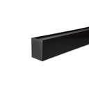 Cenefa CARRE Cubrecortina x 2,06 mts NEGRA