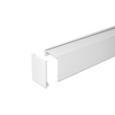 Cenefa CARRE Cubrecortina x 6,00 mts Blanca