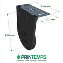 *Sistema PLUS 41 mm Color: NEGRO - 8Kgs 9m2 - c/ 5 mts cadena