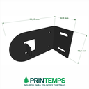 *Sistema PLUS 32 mm NEGRO - 4kgs -7m2-c/ 3 mts de cadena