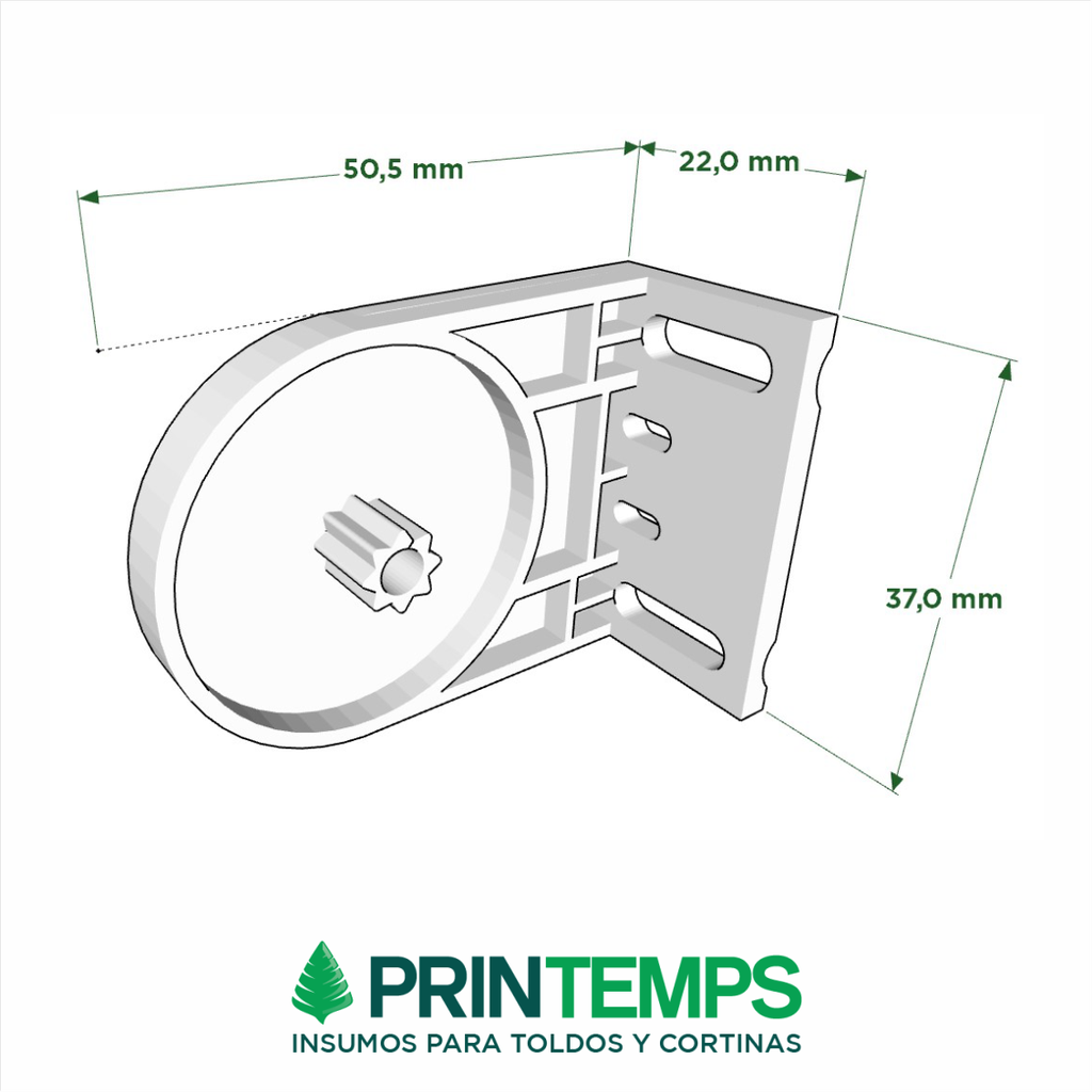 *Sistema 25 mm - MINI - c/ 3 mts de cadena
