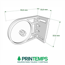 *Sistema 25 mm - MINI - c/ 3 mts de cadena