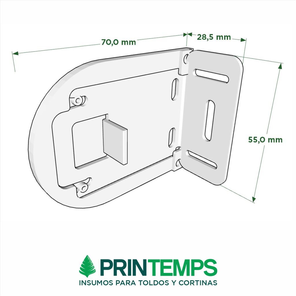 *Sistema 41 mm -4,5 Kgs-7 m2-3mts cadena-Reforzado
