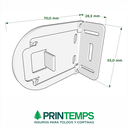 *Sistema 41 mm -4,5 Kgs-7 m2-3mts cadena-Reforzado