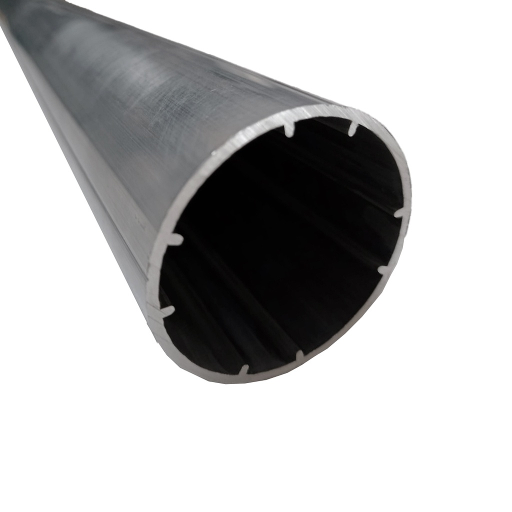 *Tubo aluminio 50 mm con nervadura x 5,80 mts - Espesor 2 mm (R6151)