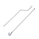 *Manija para TOLDO 1,30 DESARMABLE Blanca