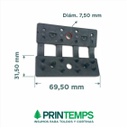 *Broches para Media Sombra grande