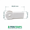 Contrapeso cadena para roller BLANCO