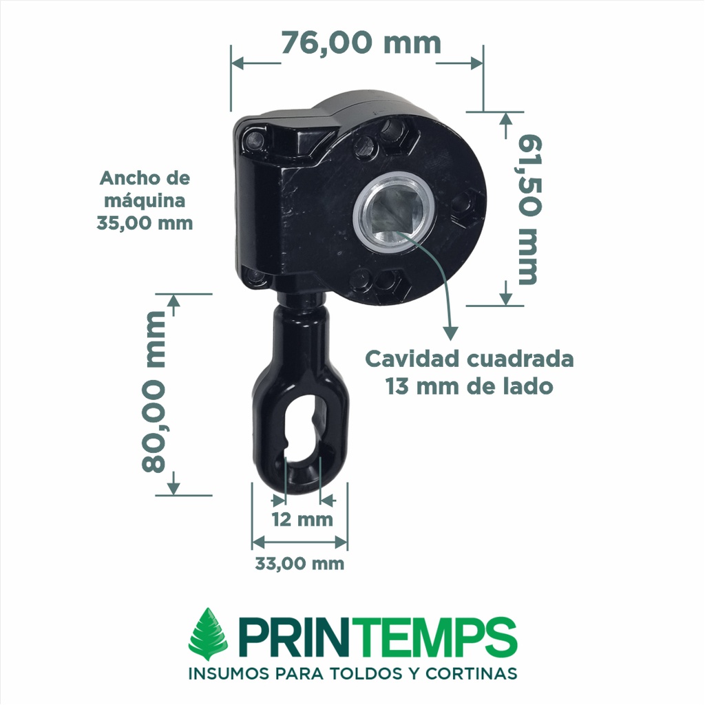 *Máquina polifuncional c/escuadra negra IMPORTADA