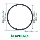 *Tubo aluminio 50 mm con nervadura x 5,80 mts - Espesor 2 mm (R6151)