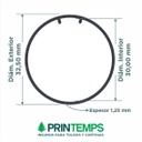 *Tubo aluminio x 4 mts c/ nervadura (32mm)
