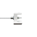 *Soporte para fijación Cable de Acero Cortina Exterior Blanco