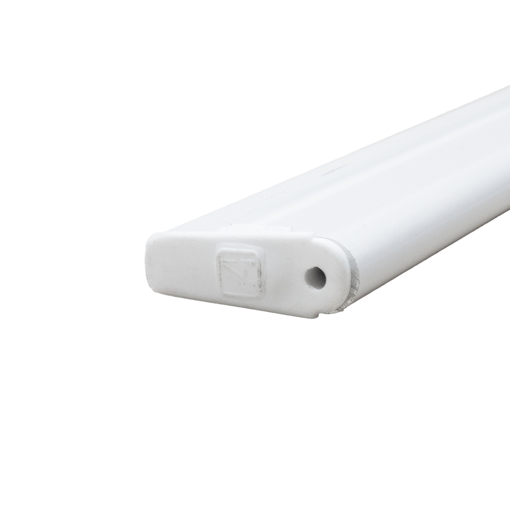 *Tapa plastica perfil aluminio Doble CP1 BLANCO