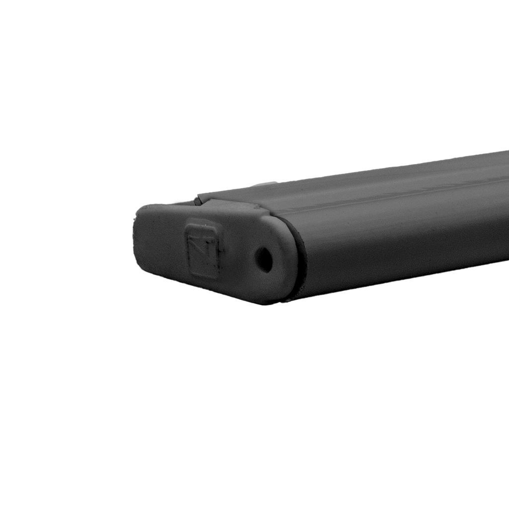 *Tapa plástica perfil aluminio Doble CP1 NEGRO