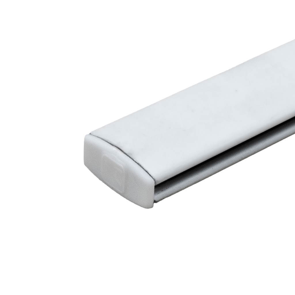 *Tapa lateral plastica BLANCO perfil aluminio Simple CP2