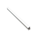 Perfil RIEL para Cortinas Blanca x 2 mts (ALUMINIO)