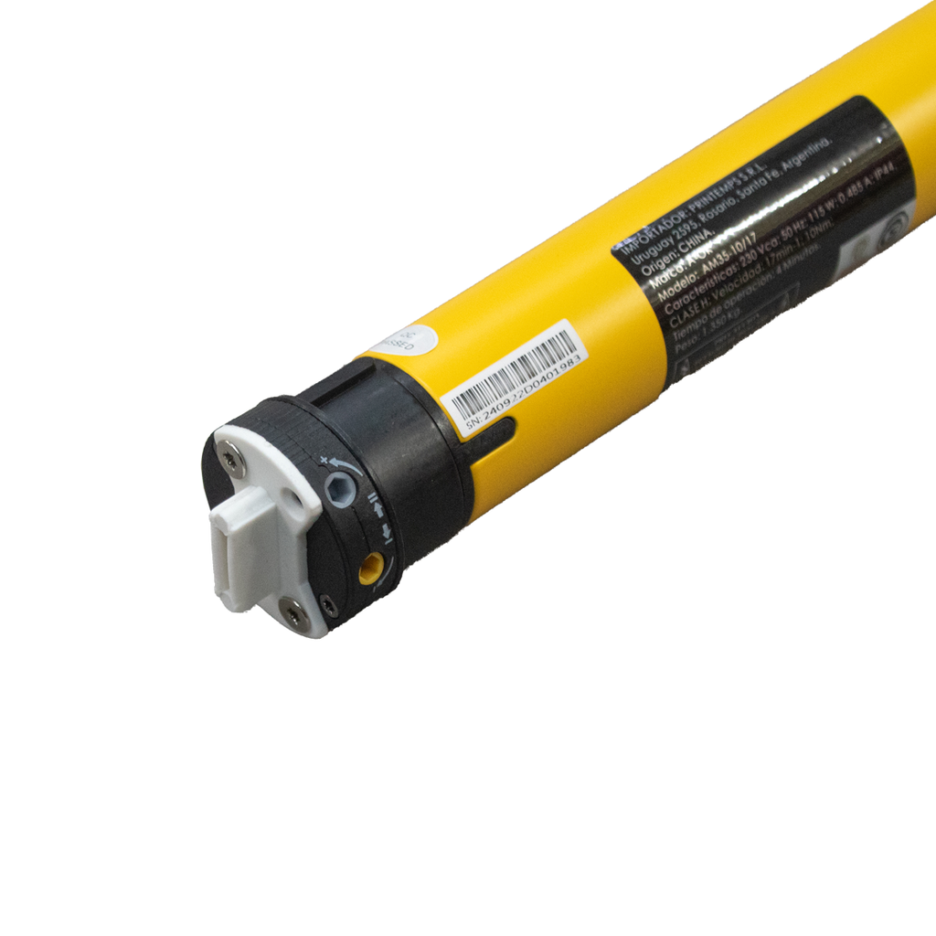 Motor Tubular A-OK AM35 a TECLA 35mm - 10N p/ Tubo 50 mm