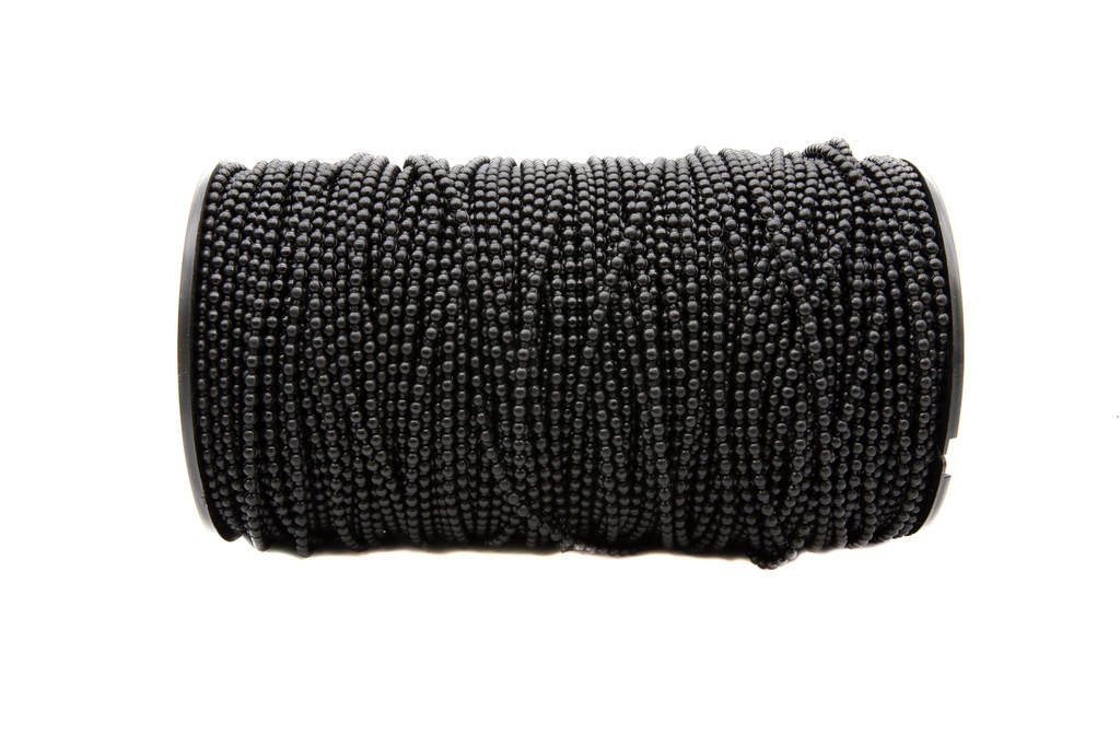 Cadena plástica Color: NEGRO - D.4,8mm x P.6mm p/ roller