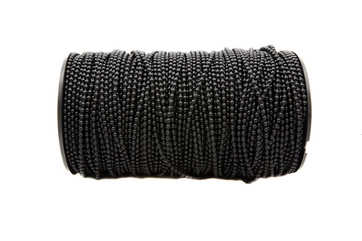 Cadena plástica Color: NEGRO - D.4,8mm x P.6mm p/ roller
