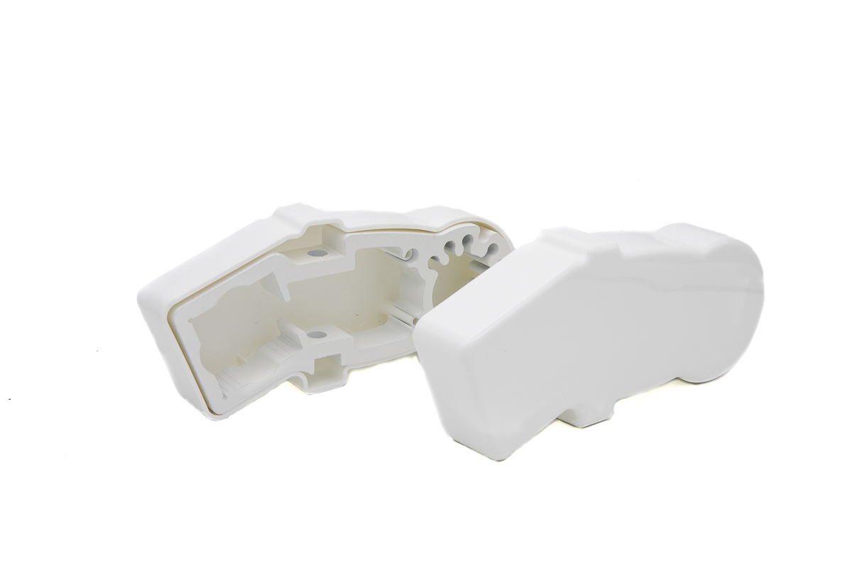 Soporte de máquina con tapa plástica Blanco