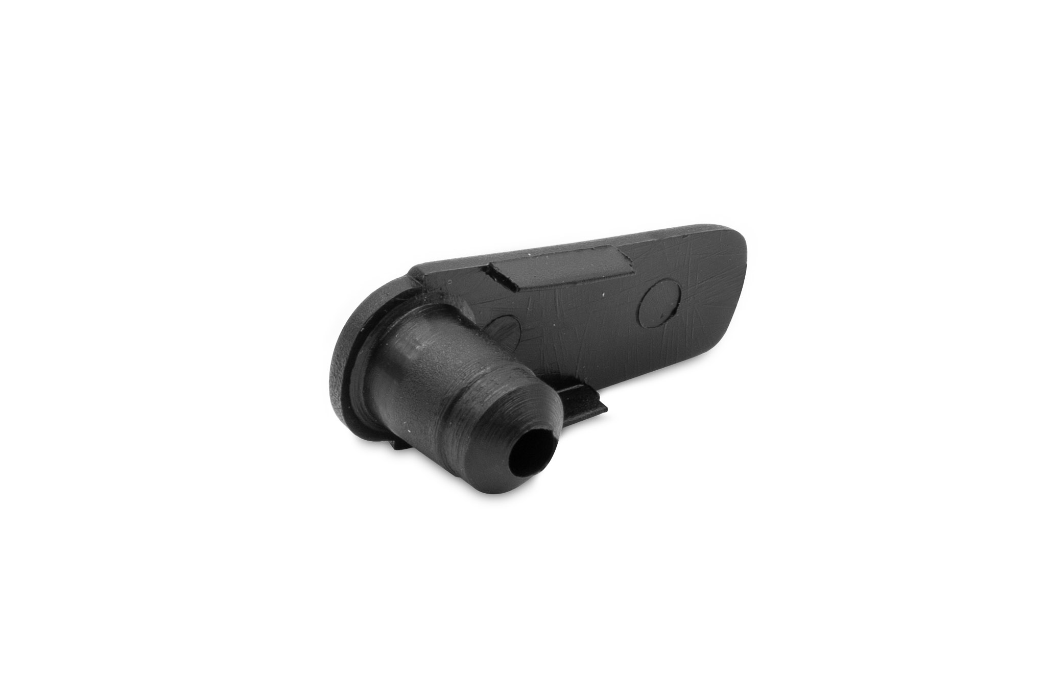 Tapa plastica perfil aluminio Doble CP1 NEGRO