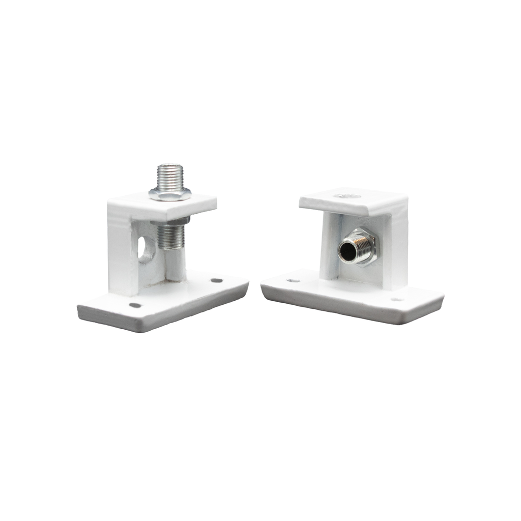 *Soporte para fijación Cable de Acero Cortina Exterior Blanco