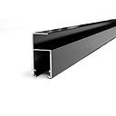 *PERFIL ALUMINIO - GUIA LATERAL X 6 MTS NEGRO