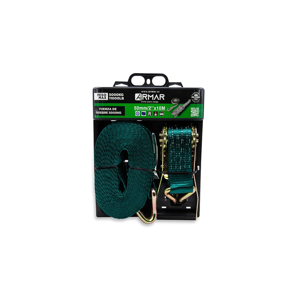 Traca Traka y Cinta para CARGA COMPLETO 50mm/ 2" x 10 mts (5000 kilos)