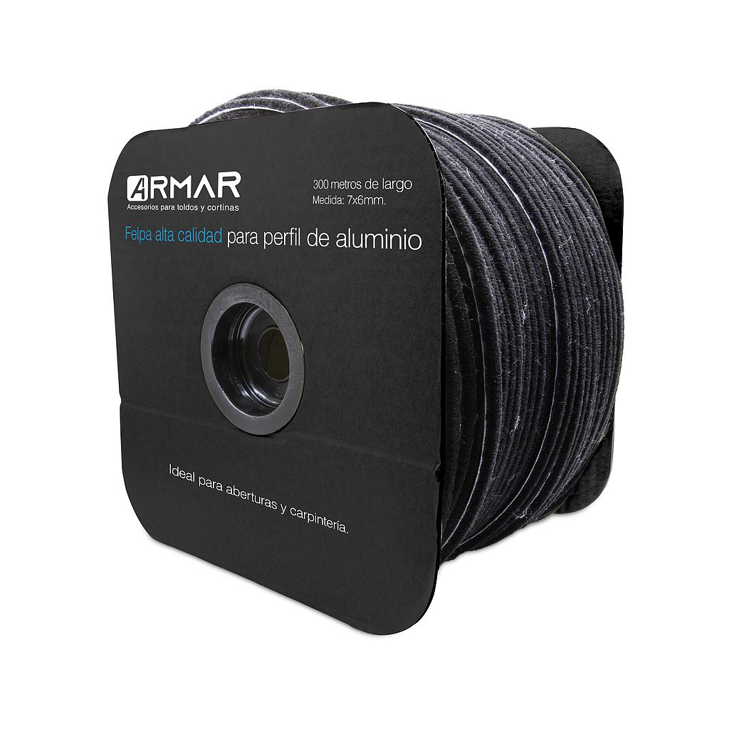 Felpa para Guia Aluminio - 7 x 6mm
