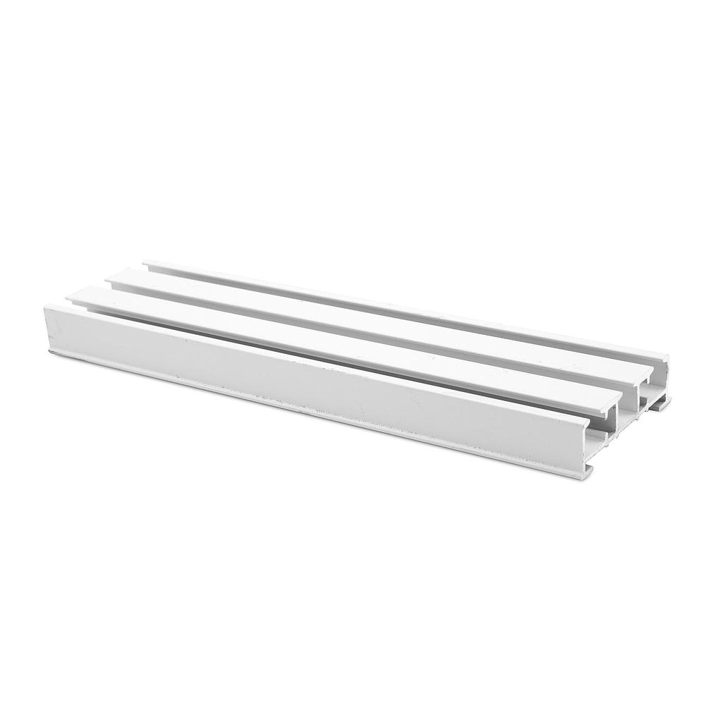 *Perfil Guia Panel Oriental (3 vías) Blanco x 3 Mts